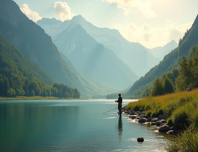 Geführte Angeltouren in den Schweizer Alpen bei Luzern